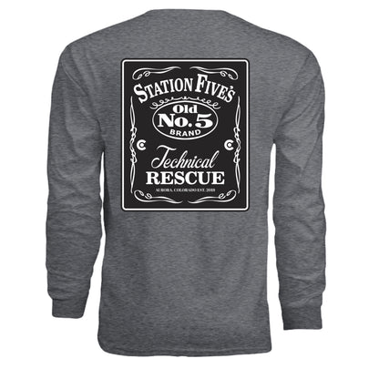 Dark Heather Grey - BACK