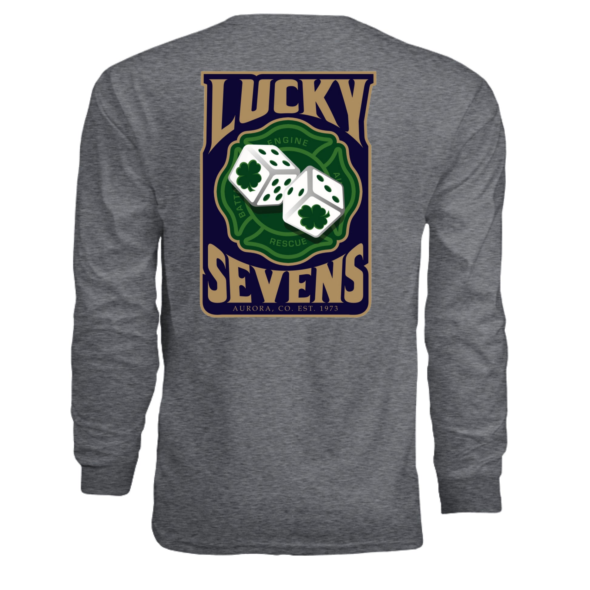 Dark Heather Grey - BACK
