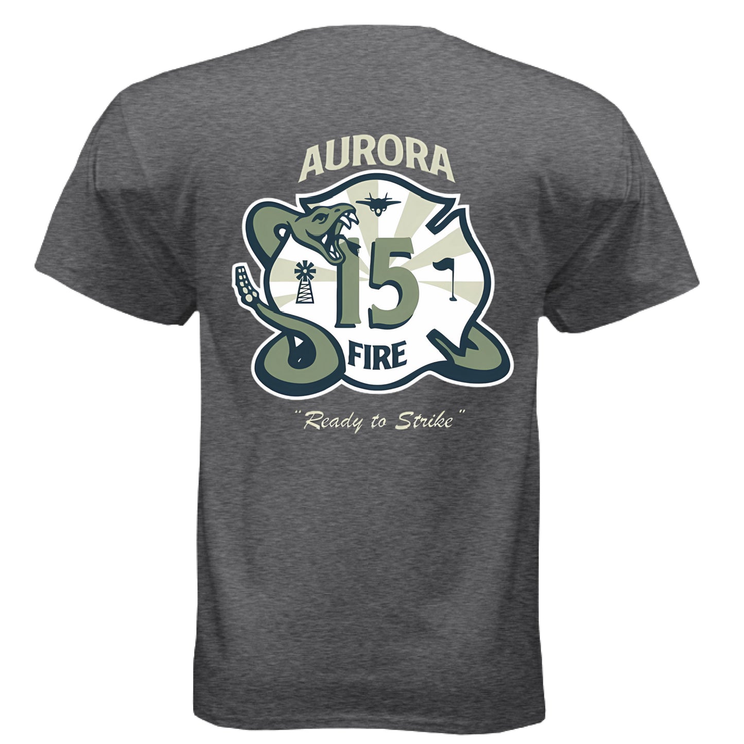 CHARCOAL HEATHER - BACK