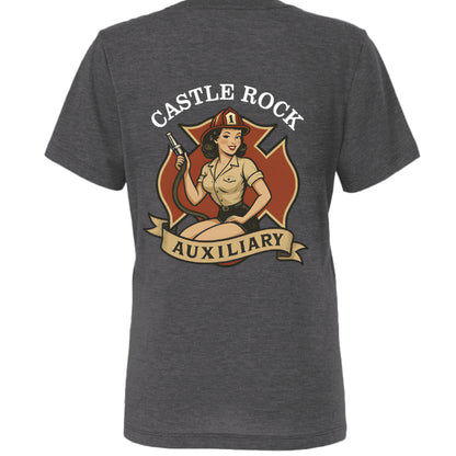 Solid Dark Grey Triblend - BACK