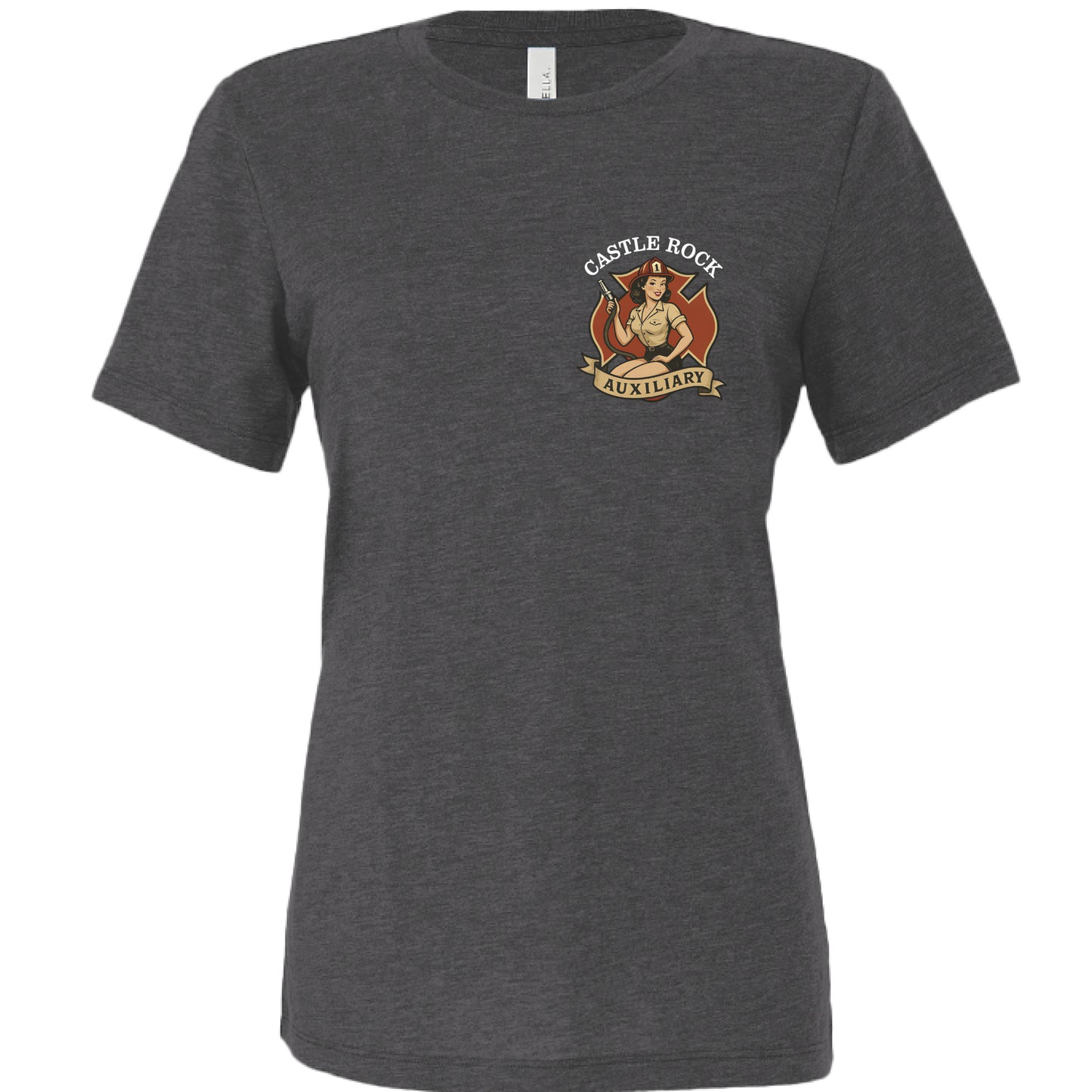 Solid Dark Grey Triblend - FRONT