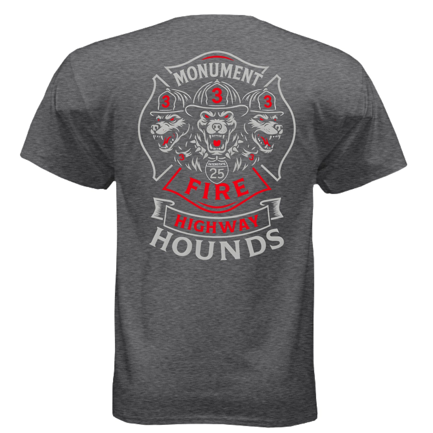 CHARCOAL HEATHER - BACK