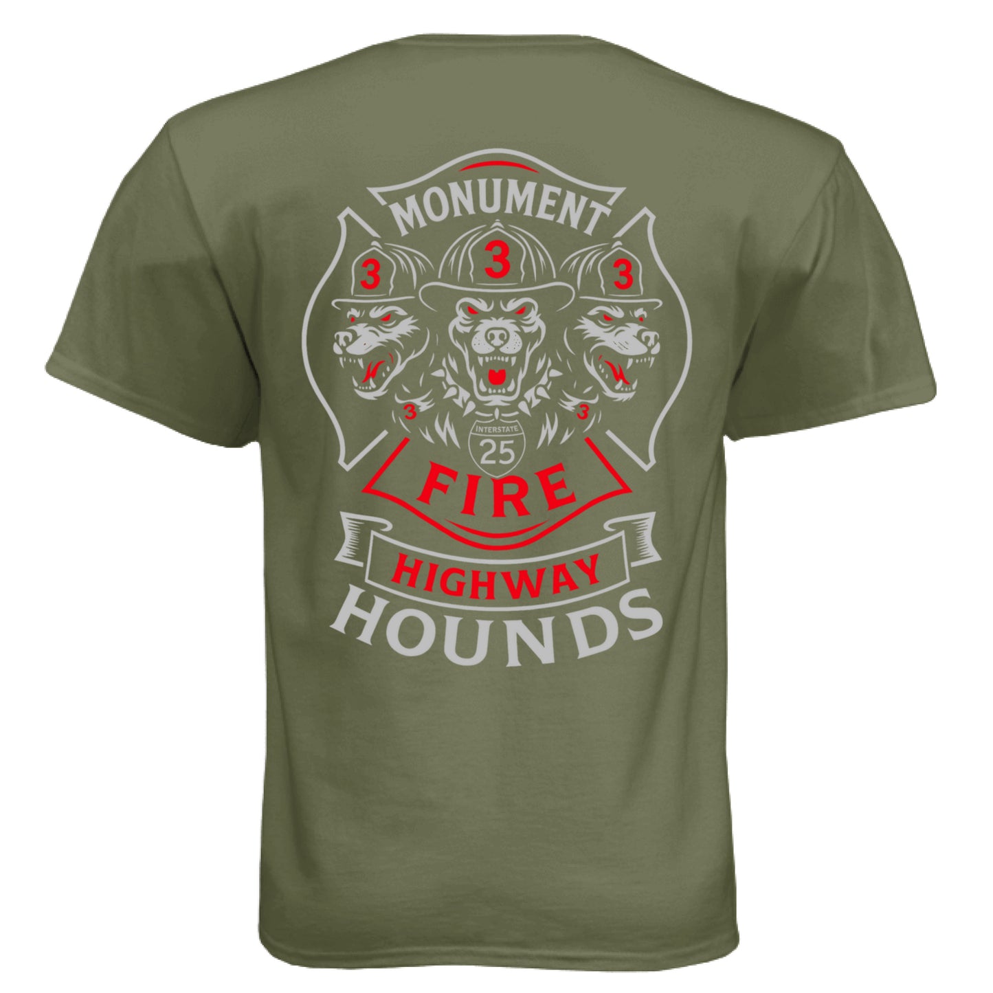 Military Green - BACK