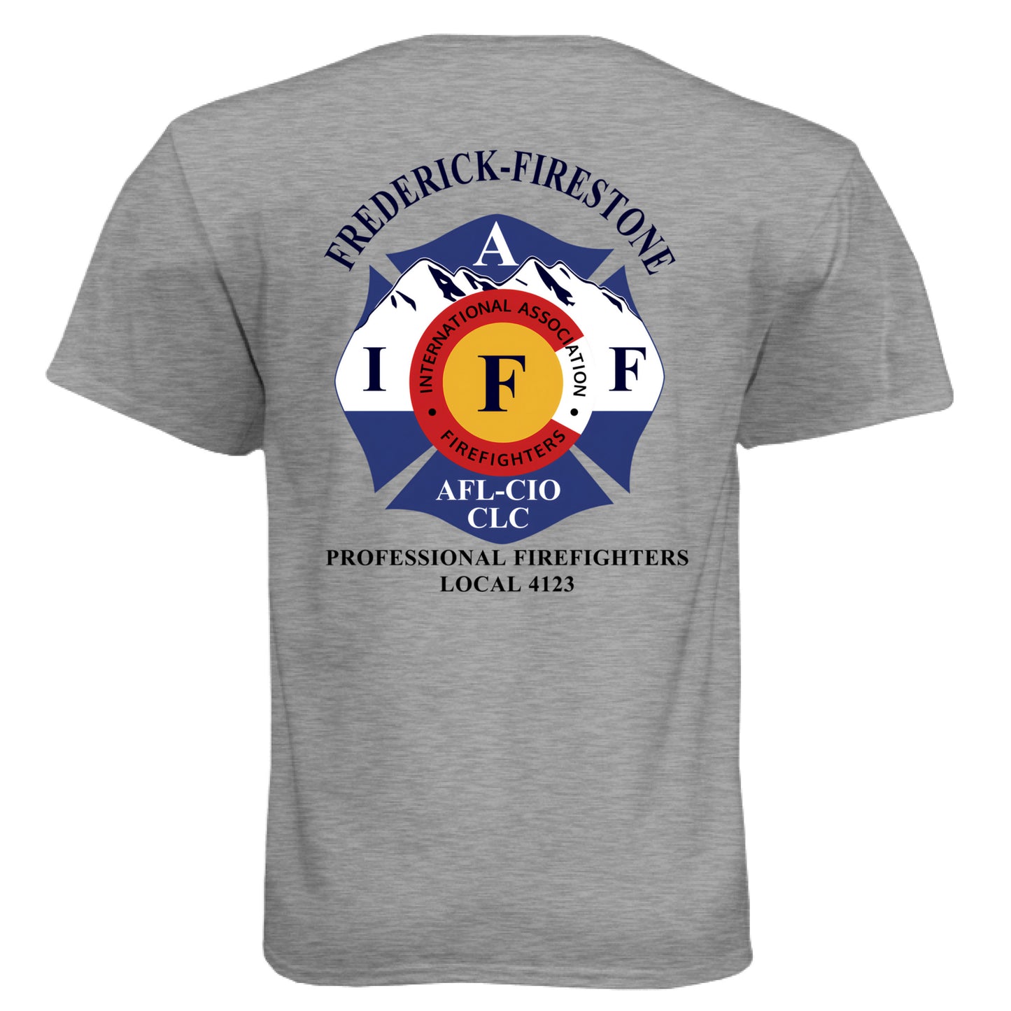 Dark Heather Grey (60/40) - BACK