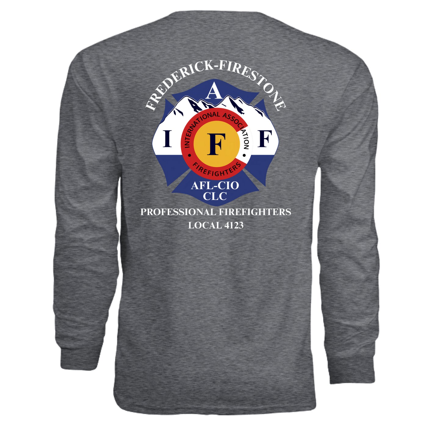 Dark Heather Grey - BACK