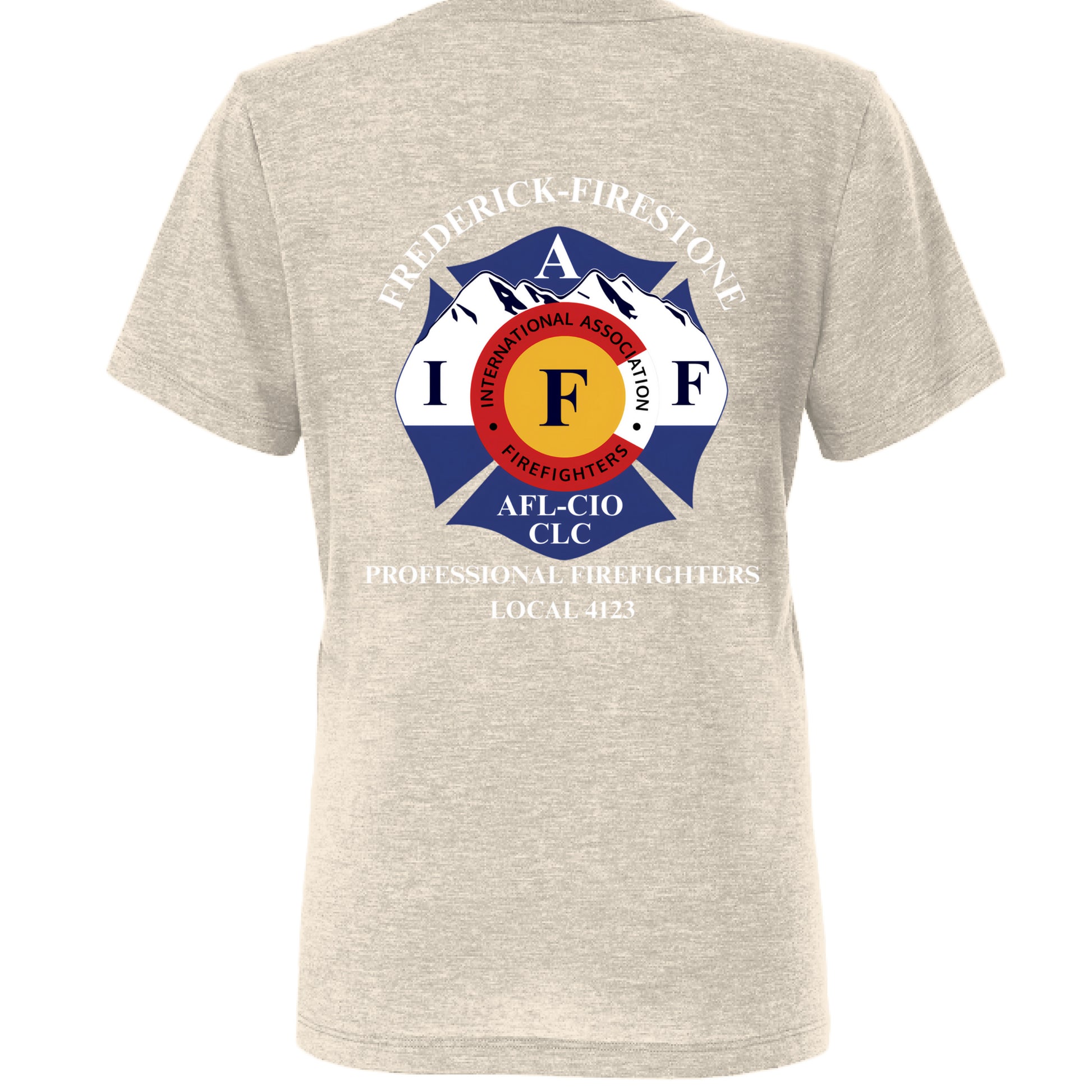 Solid Natural Triblend - BACK