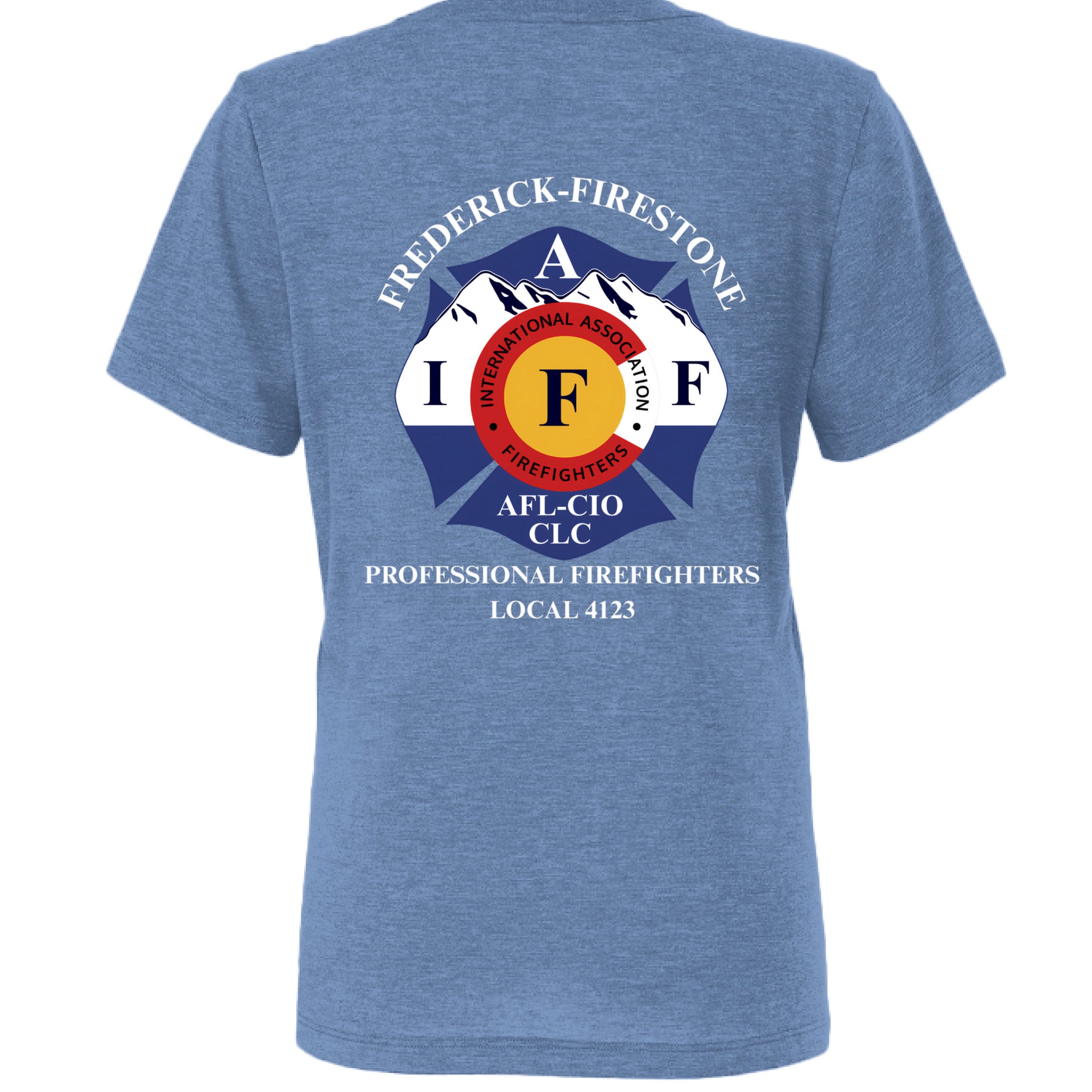 Blue Triblend - BACK