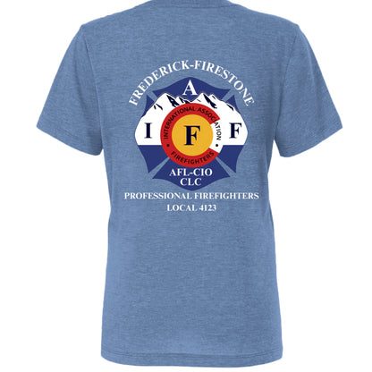 Blue Triblend - BACK