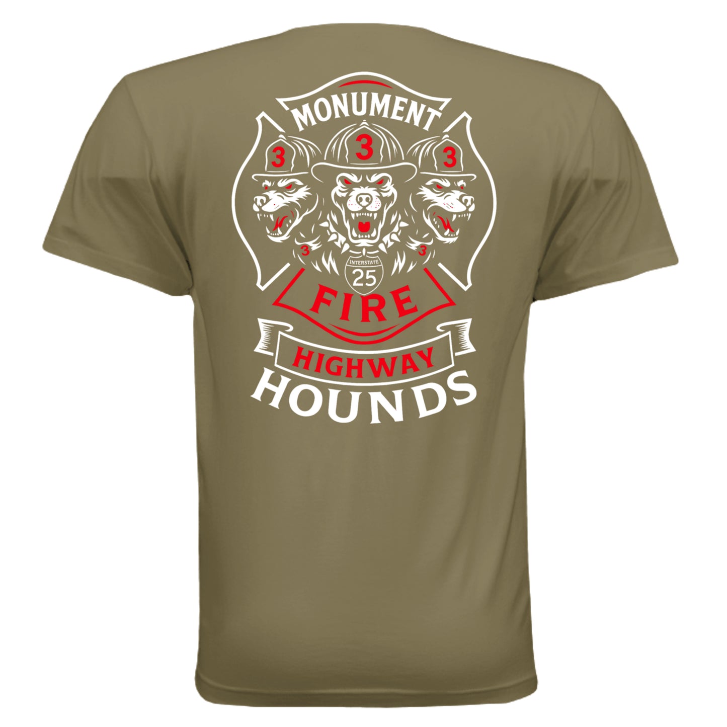 MILITARY GREEN - 3600 - BACK