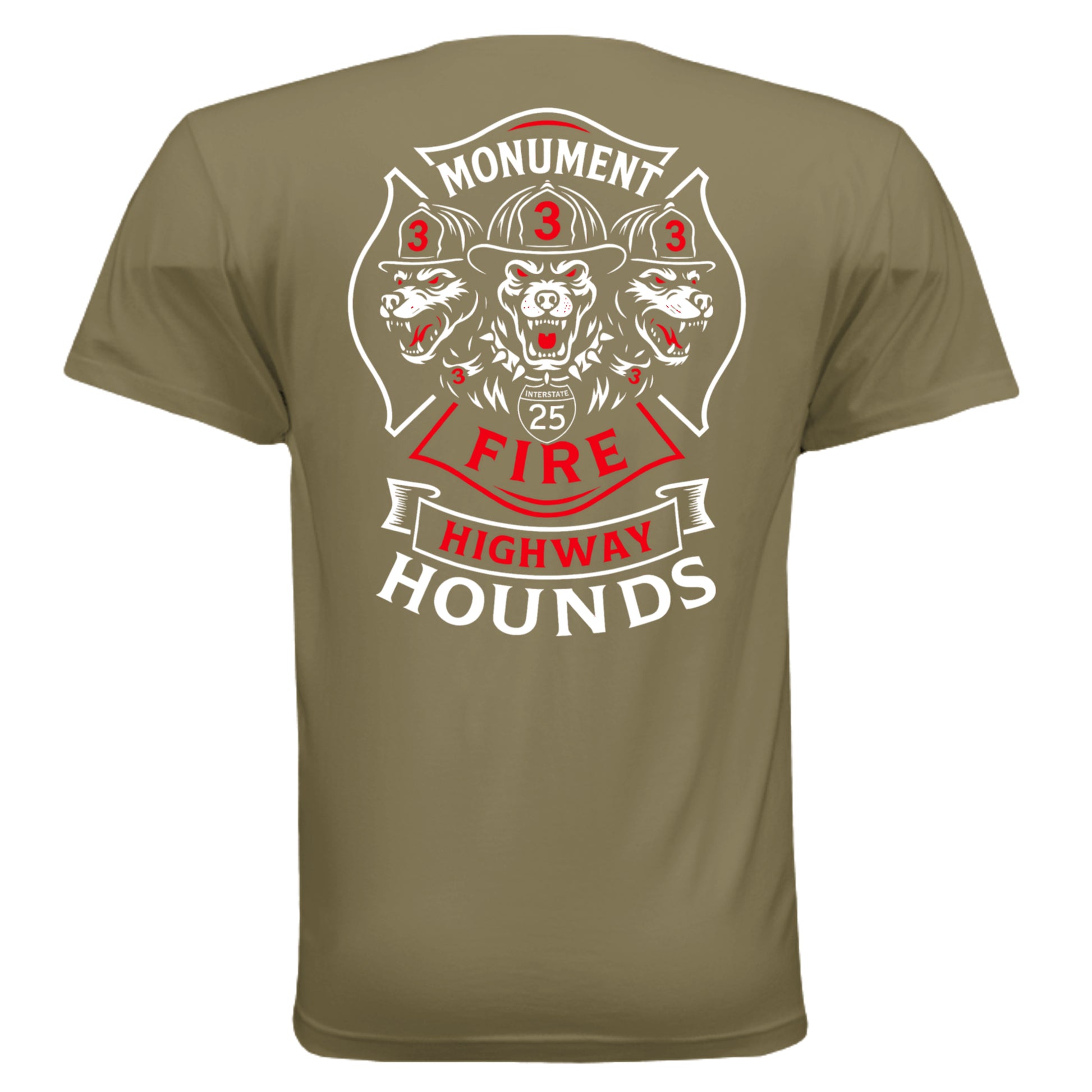 MILITARY GREEN - 3600 - BACK