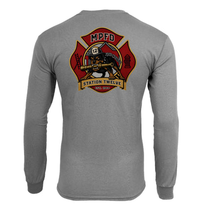 GRAPHITE HEATHER - G840 - BACK