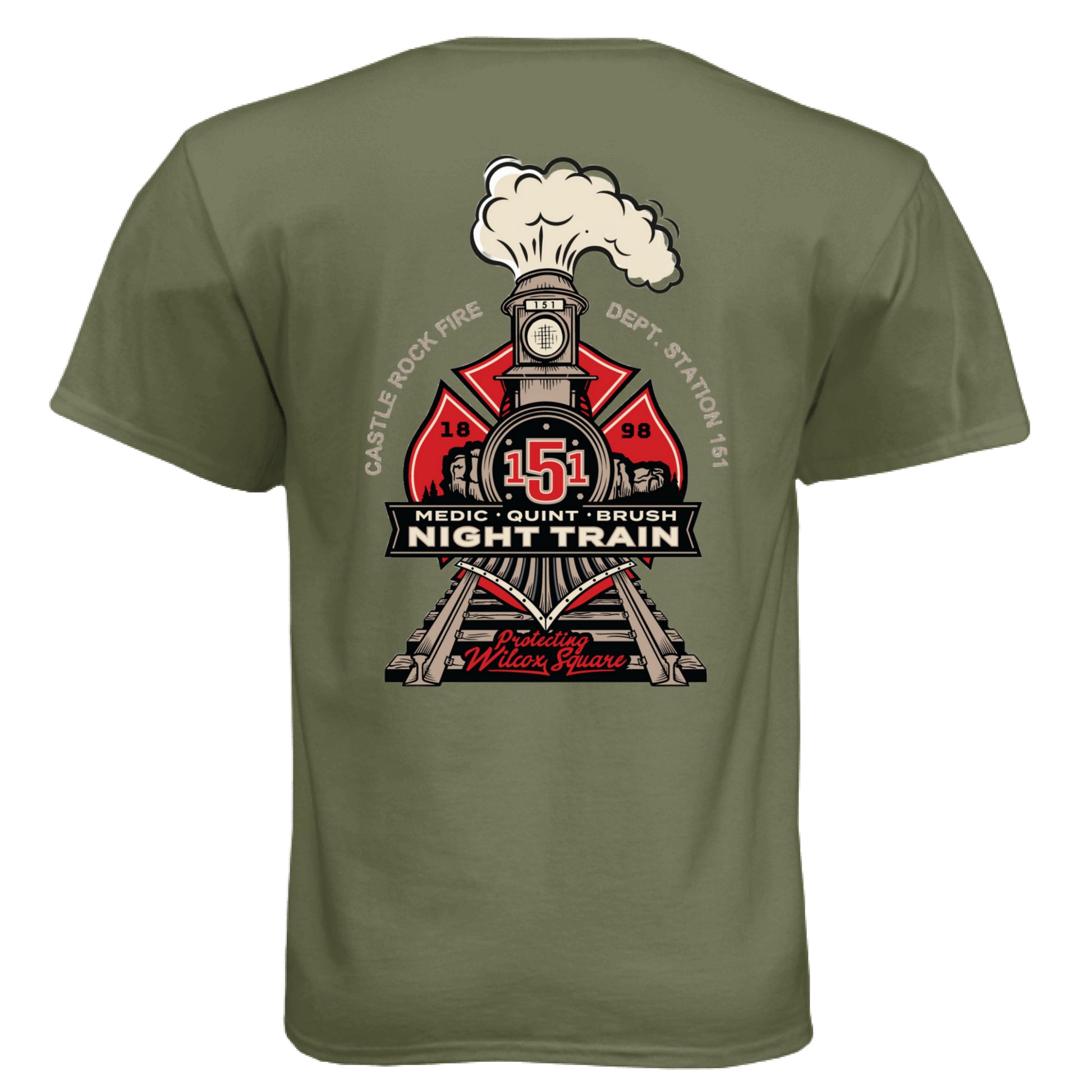 Military Green - BACK